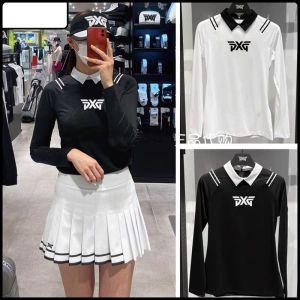 Áo golf nữ dài tay P.XG chống nắng thoáng khí phong cách thể thao AG014