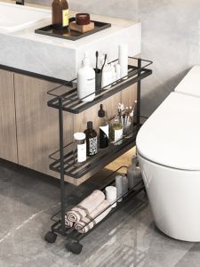 Giá Để Đồ Phòng Tắm Có Thể Di Chuyển Bằng Sắt Nhiều Lớp Giá Để Đồ Nhỏ Giá Để Đồ Cạnh Tường Giá Để Đồ Để Đồ Cá Nhân