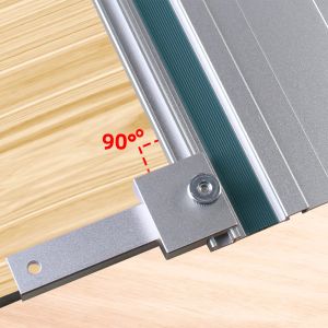 1 Đường Ray Dẫn Hướng Cưa Bằng Hợp Kim Nhôm Tích Cực Nhanh 90 °   Công Cụ Bàn Làm Việc Chế Biến Gỗ Vuông Góc Phải