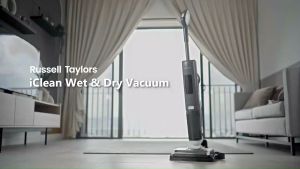 Russell Taylors iClean Wet Dry Cordless Floor Washer Vacuum Cleaner & Mop V10