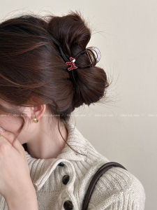 Korean Style Acrylic Dog Line Hair Clips 2025 New Back of Head Bun Shark Clip High-End Feeling Hair Accessories