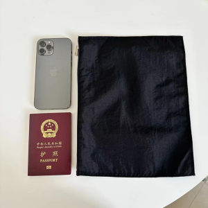 Japanese Style Ball Chain Liner Bag Embroider Zipper Inner Bag Eco-friendly Bag Nylon Internal Bag Storage Wallet Female