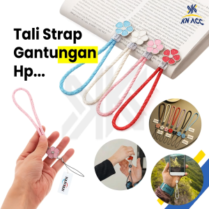 [KN ACC] NANVAN NVN-TL21 TALI STRAP GANTUNGAN HP CLOVER PENDEK UNIVERSAL UNTUK SMARTPHONE