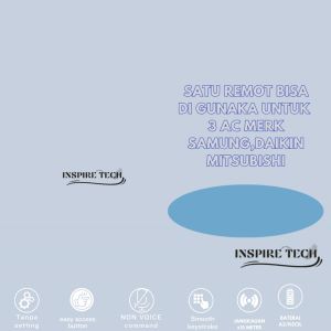 Mengenal Remote AC SAMSUNG DAKIN MITSUBISHI Multi Universal SDM K-8005 Tanpa Setting