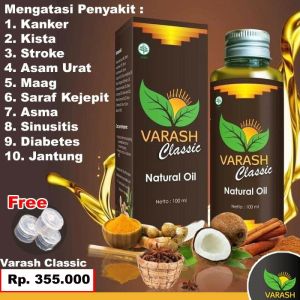 Obat Stroke  obat hipertensi obat diabetes  obat herbal Minyak Varash Classic BPOM Halal Original 100% Asli untuk 78 macam keluhan penyakit