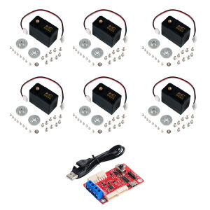 Feetech STS3215 7.4V 20KG Dual Axis TTL Serial Smart Bus Servo 360° for SO-ARM100 Robot Programming Robot Gimbal Orca Hand V2