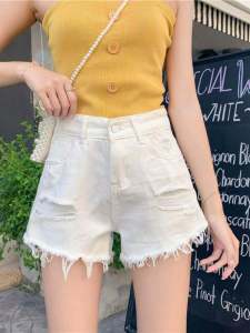 Denim Shorts Female New Arrival New Summer K-style Loose High Waist Slimming Casual A- line Student Pants Trendy Ins
