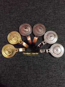 Hook Minimalis Besi Tebal Cantolan Tali Gorden CH1519 Kecil