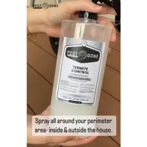 Pest Gone Termites Killer Spray DIY Non Toxic 1 Liter Refill Pouch for Anay Insect Killer Spray Pest Control Odorless