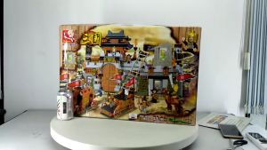 2KG Sluban Building Blocks Battles In Changsha Chinese Ancient History Scene LEGO Castle Bricks Toy Stay At Home Parent Child Game Toys Family Games