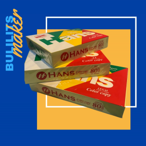 Hans Colored Copy Paper A4 80gsm – Premium Quality Assorted Color Bond Paper 500 Sheets Ream for School Office Printing & Crafts