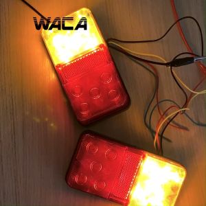 KOKLA E53 ไฟเบรกท้ายรถ 12V ไฟด้านหลัง ไฟเลี้ยว ไฟเบรกLED ไฟท้ายเบรก รถบรรทุก รถตู้ โคมไฟรถพ่วง กันน้ำ (1ชิ้น) ไฟเบรก ไฟท้าย FSA