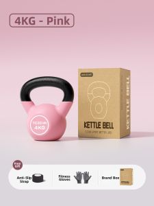 TEZEWA | Solid Cast Iron Kettlebell 6kg