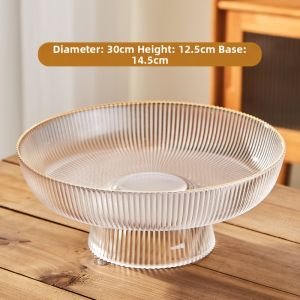 ZHUXI | High-end Exquisite Luxury Glass Fruit Tray