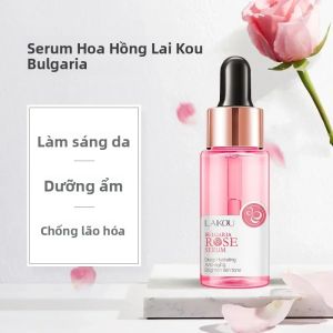 Serum Dưỡng Ẩm Da Mặt LAIKOU Chiết Xuất Hoa Hồng 17ml Chống Nhăn Làm Sáng Da Se Khít Lỗ Chân Lông Chống Lão Hóa Dưỡng Ẩm Sâu Dùng Được Cho Cả Nam Và Nữ