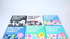 Large Size Vision Cards  Montessori 0-12Month Baby Black and White High Contrast Stimulate Newborn Visual Early Learning Kids