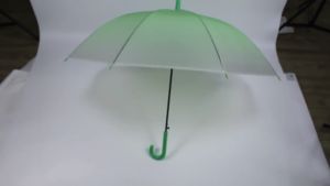 Automatic Transparent Gradient Umbrella 8-Ribs UV Protection Parasol / Payung Duo Warna
