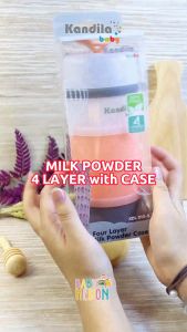 KANDILA BABY FOUR LAYER MILK POWDER CASE / KDL 010-3 / WADAH SUSU BUBUK / TEMPAT PEYIMPANAN SUSU ANAK / KOTAK SUSU BUBUK