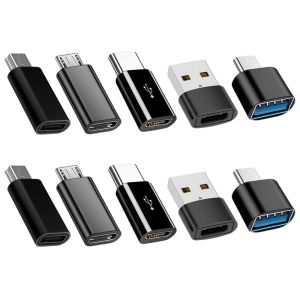USB C OTG Optional (10 Sets) (8 Sets)/USB C OTG to C Adapter/Mini to C/Micro to C/Multi-Adapter for Smartphones Laptops Camer