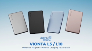 [ ORI ] ADAM Elements VIONTA L5 / L10 ( 5000mAh / 10000mAh ) Ultra Slim Magnetic Wireless Power Bank CCC Certified