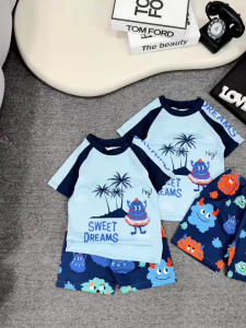 Đồ bơi bé trai họa tiết SWEET DREAMSbộ quần áo bơi bé trai 12-50kg