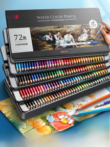 Deli Colorful Pencils 48 Colors Artistic Students Professional Drawing Sketching Water Soluble Oil Based 24 Colors Children Beginners Set