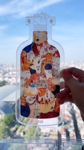 Đồ chơi xếp hình puzzle trong chai chính hãng TOI - Pet in the Botte và Tiệc trà nữ thần - bằng Acrylic trong suốt
