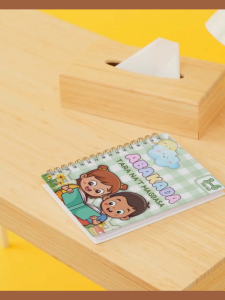 21pages Abakada Tara Nat Magbasa Green 3-6 Years Old Spiral Book for Learning Education