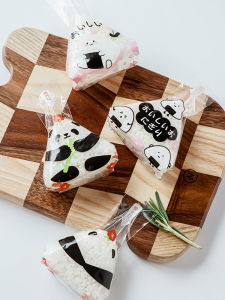 Bao Bì Túi Đựng Sushi Hình Tam Giác Kiểu Nhật Dùng Một Lần Có Thể Dùng Microwave Bao Bì Đựng Đồ Ăn Nhẹ DIY Trong Nhà Bếp