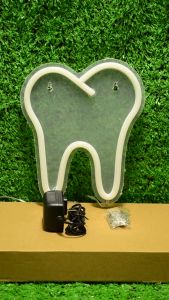 ป้ายไฟLED ป้ายไฟนีออน ป้ายไฟอะคริลิค ป้ายไฟหน้าร้าน " ป้ายไฟ ฟัน" แบบเสียบปลั๊กไฟ ป้ายไฟตกเเต่งร้าน