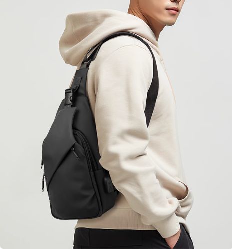 TINYAT Waterproof Sling Bag Crossbody Backpack for Men Women Sling Backpack  Hiking Daypack Multipurpose Cross Body Chest Bag