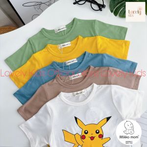 [Mới Về] Đồ Bộ Quần Áo Cộc Tay Mặc Nhà cho Bé Trai Bé Gái MIKKO MOM  Đồ Bộ Ngắn Tay Mùa Hè Cho Trẻ Em Trai Gái CỘC BT Lovely Kids Official Store