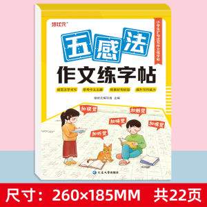 Pupils Beautiful Sentence Accumulation Copybook 2345 Grade Chinese Expansion Syntax Five Sense Composition Calligraphy Practice Board