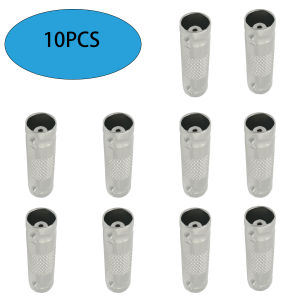 10pcs BNC Female to Female Pure Copper 75 Ohm Connectors for CCTV Video Surveillance Camera/DVR Coaxial Signal Transmission