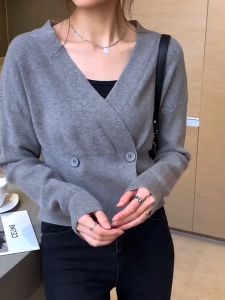 เสื้อไหมพรม กางเกงแขนยาว [4 เม็ด] สายเสื้อหนัง กากเกรด 3 สี พร้อมส่ง ปลอดภัย GREAT BKK