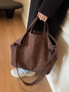 Túi Tote Canvas Túi Đeo Vai Dung Tích Lớn Phong Cách Thường Ngày Cho Học Sinh Đọc Sách Đi Làm Túi Tote Đeo Chéo Dây Đeo Đơn Giản