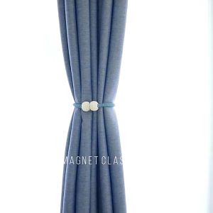 Magnetic Curtain Tiebacks Buckle Window Drapes Tie Backs Holder for Home Bedroom Office Decorative European Style CurtainsHoldback
