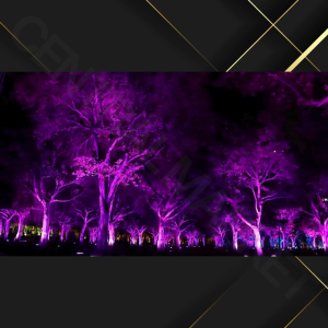 (TREENDY) Lampu Sorot RGB LED Panggung Outdoor Indoor Disco Anti Air Floodlight Waterproof WiFi 50W