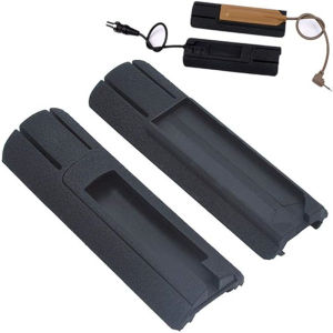 2pcs flashlight mouse tail switch card slot guide rail Pocket Panel Remote Switch Rail Pads Set Flashlight Rat Tail Card Slot