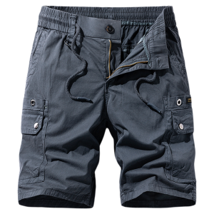 CHAFEI | Quần Short Dài Cotton Phong Cách Thường Ngày Mùa Hè Nhẹ Nhàng Ngoài Trời 5 Túi Form Rộng