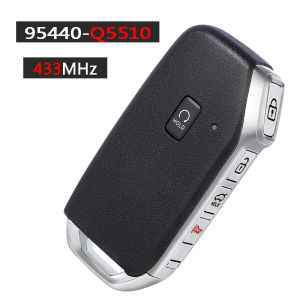 KEYECU 95440-Q5010 95440-Q5400 95440-Q5410 Q5200 Q5700 433MHz 6A Chip Keyless-Go Smart Remote Key Fob for Kia Seltos 2019-2024