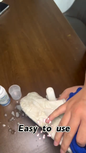 Shoe dry cleaner White Shoe Cleaner Deep Stain Removal with Brush Head Shoe Cleaning Foam Sneakers Canvas Leather