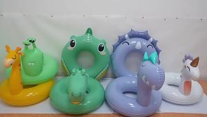 Giant Animal Pool Float Adult Inflatable Swim Ring Flamingo Swan Shark Thick PVC Summer Beach Lake Water Party Toy
