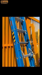 Winner FDE Fiberglass Double Extension Ladder  8ftx8ft 10ftx10ft 12ftx12ft 12kaki x 12 kaki Tangga TNB