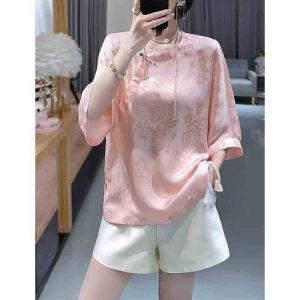 High-end Elegant Design New Style Chinese Aesthetic Embroidery Top