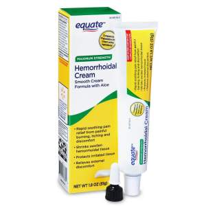 [USA] Equate Maximum Strength Hemorrhoidal Cream (Kem bôi hỗ trợ điều trị trĩ tác dụng nhanh của thương hiệu Equate). 51 gram