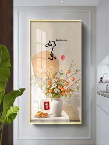 Auspicious Symbol Wall Art Creamy Style