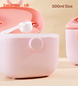 SAKUMINI Milk Powder Container With Spoon / Storage Wadah Susu Formula Bubuk Bayi Saku Mini