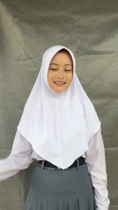 Hijab Sekolah SMP SMA Alya | Jersey Spandek