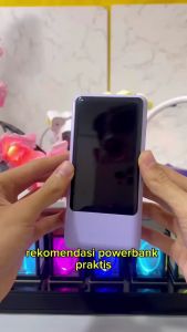 PowerBank 30000 mAh Fast Charging Mini LCD with Kabel Data Type C Micro USB BHP dx207